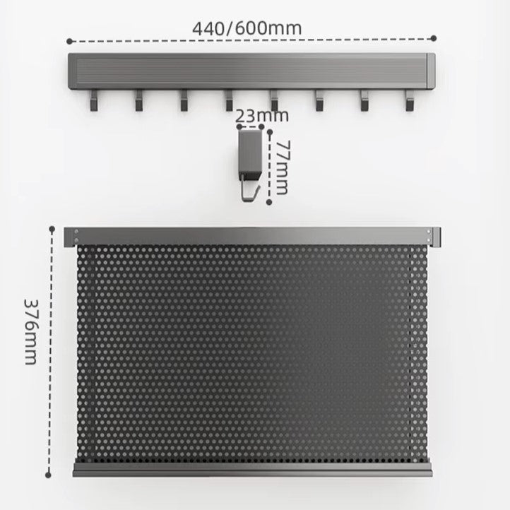 Étagère de Rangement - BathroomStorageShelf™ - Noir - TIDOMY