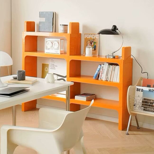 etagere modulable shelfcraft orange 173996