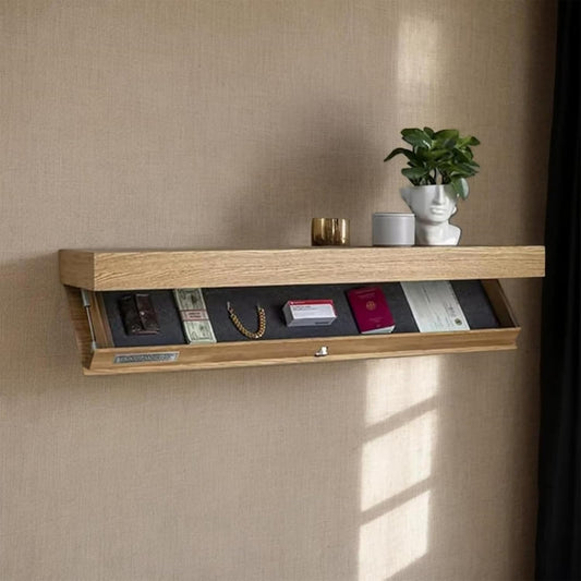 Étagère Murale - MagicShelf™ - Bois Naturel - TIDOMY