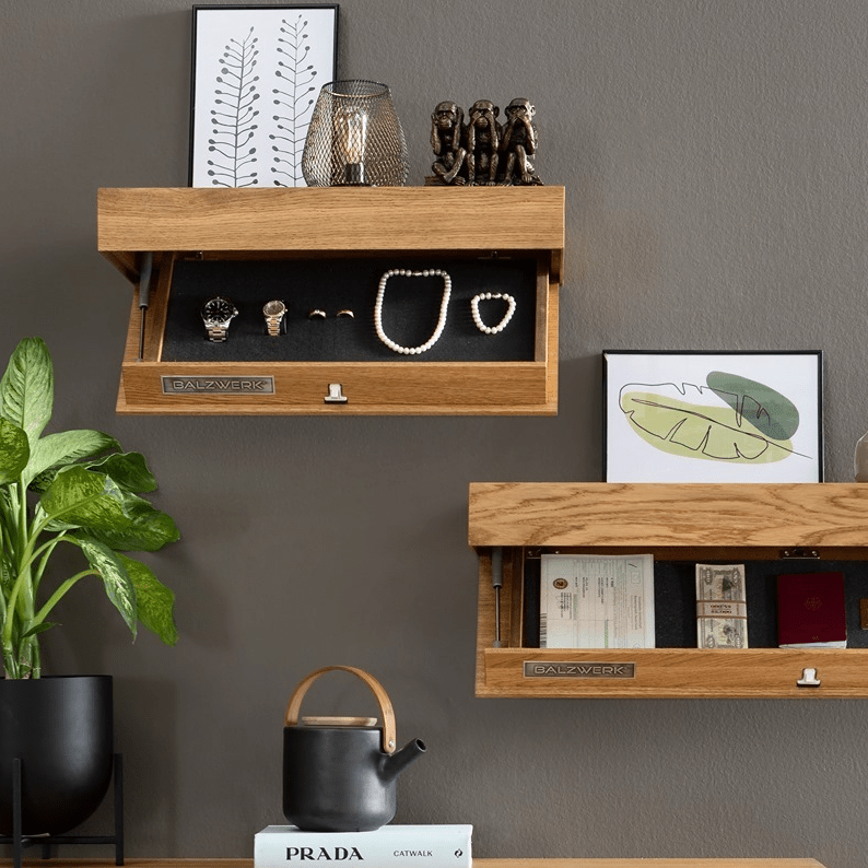 Étagère Murale - MagicShelf™ - Bois Naturel - TIDOMY