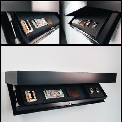 Étagère Murale - MagicShelf™ - Noir Mat - TIDOMY