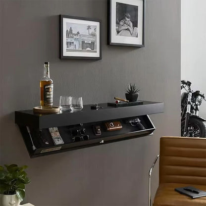 Étagère Murale - MagicShelf™ - Noir Mat - TIDOMY