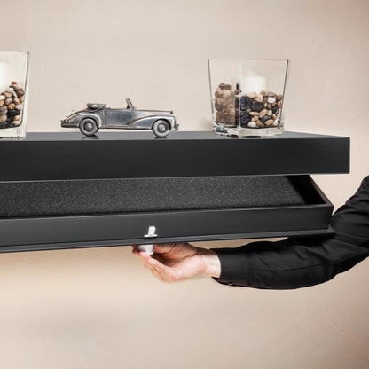 Étagère Murale - MagicShelf™ - Noir Mat - TIDOMY