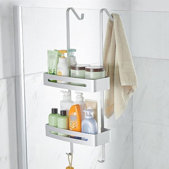 etagere suspendue douche avec serviette