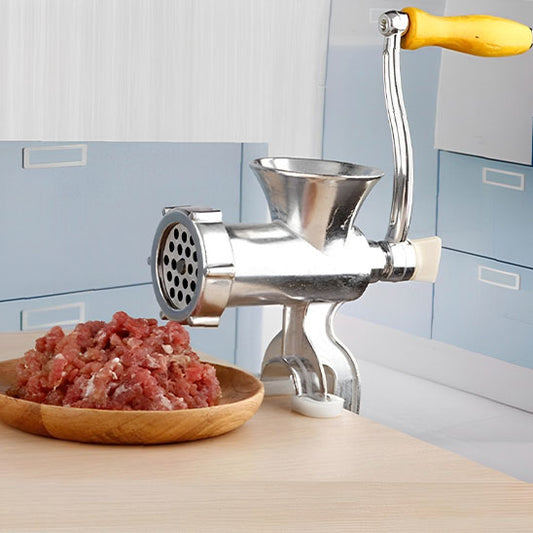 hachoir a viande cuisine mecanique manche jaune