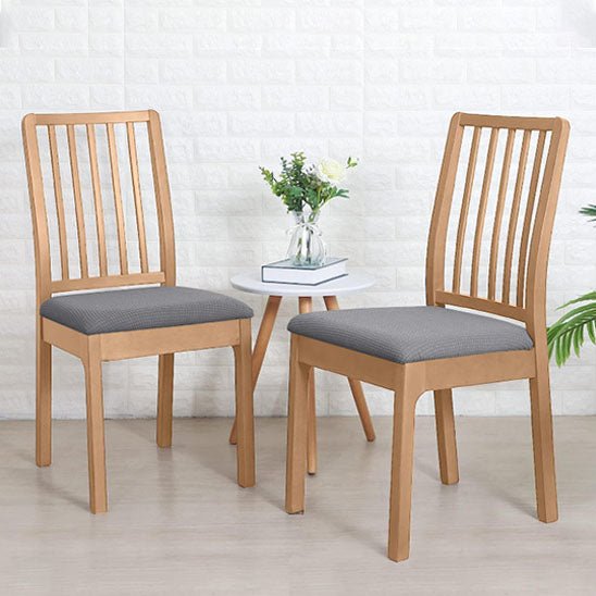 housse de chaise bois grise