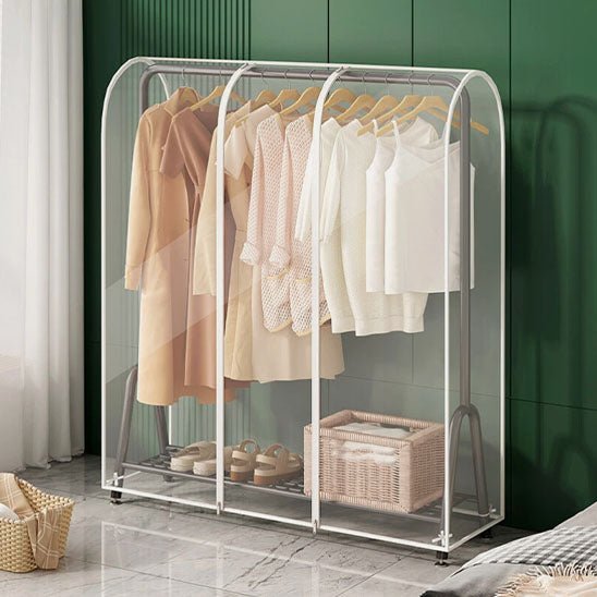 housse pour vetement armoire penderie transparente protection