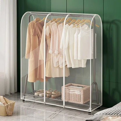 housse pour vetement armoire penderie transparente protection