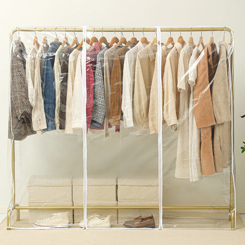 housse pour vetement penderie transparent