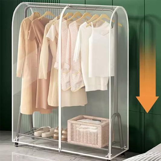 housse pour vetement penderie transparente