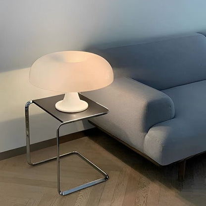 lampe champignon blanche design moderne