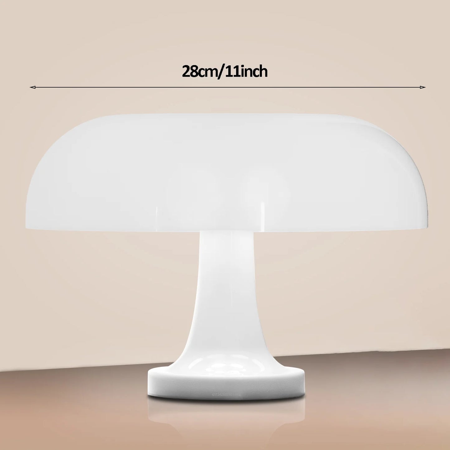 lampe champignon blanche pour table de nuit design