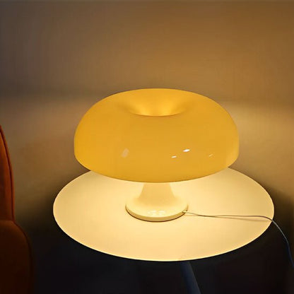 lampe champignon jaune design moderne