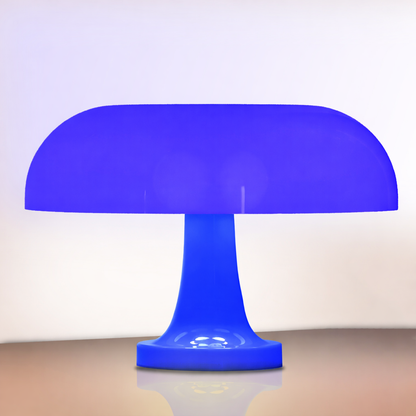 lampe champignon moderne bleue pour ambiance chaleureuse