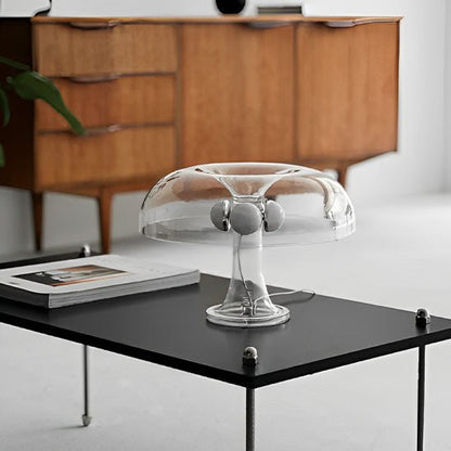 lampe champignon transparente design moderne