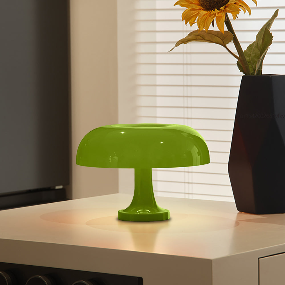 lampe champignon vert pour decoration interieure design