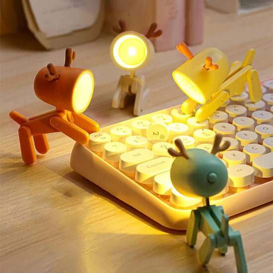 lampe de bureau led chien clavier 