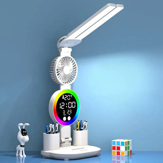 lampe de bureau multifonction eclairage et rangement stylo