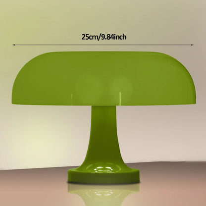 lampe de chevet champignon design moderne verte