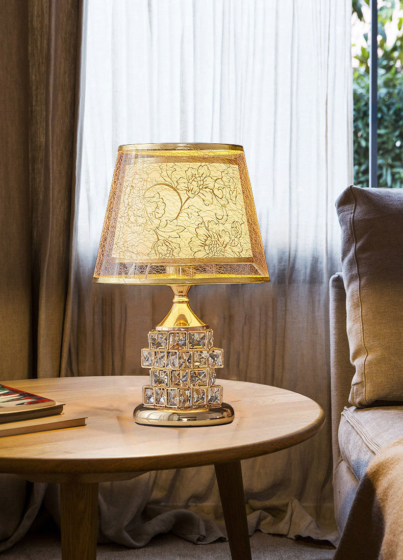 lampe de chevet cristal style contemporain