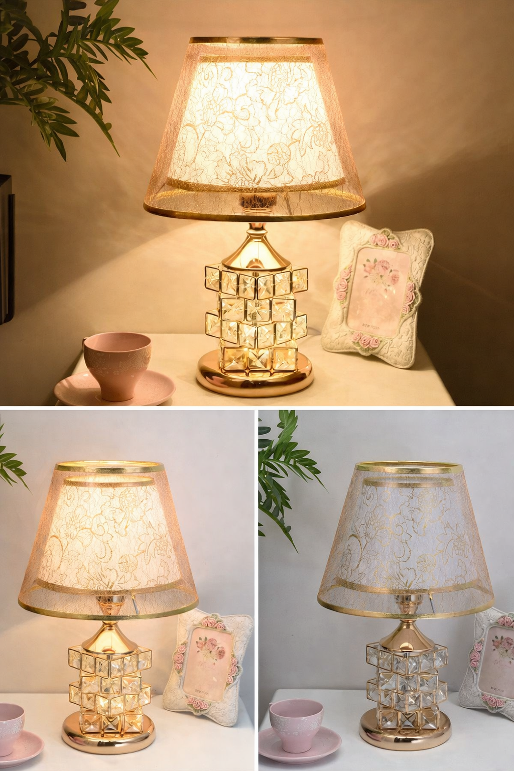 lampe de chevet cristal