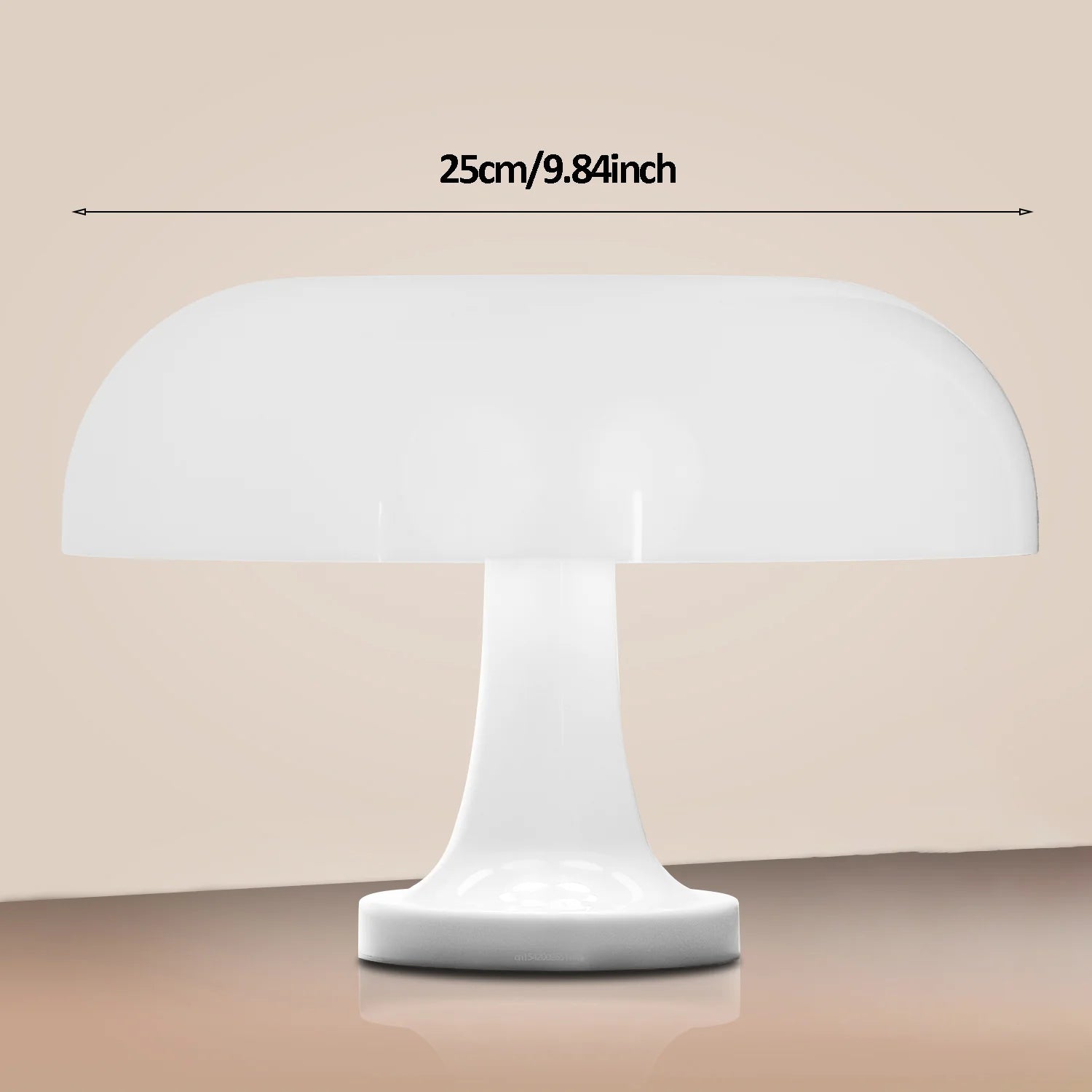 lampe de chevet design champignon eclairage doux blanche