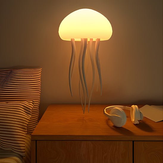 lampe de chevet design meduse allumee