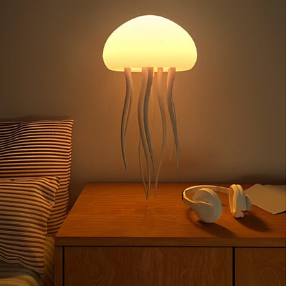 lampe de chevet design meduse allumee