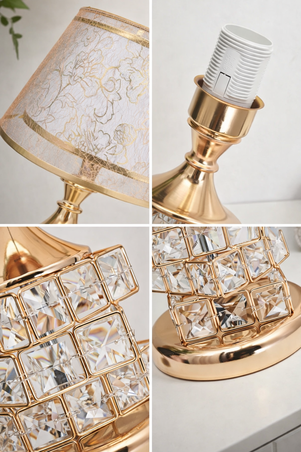 lampe de chevet golden elegance pour chambre chic