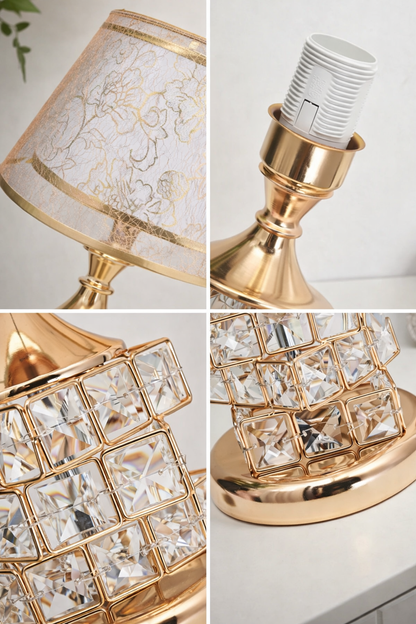 lampe de chevet golden elegance pour chambre chic