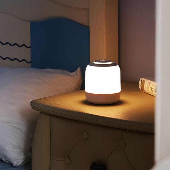 lampe de chevet veilleuse led blanche table de nuit