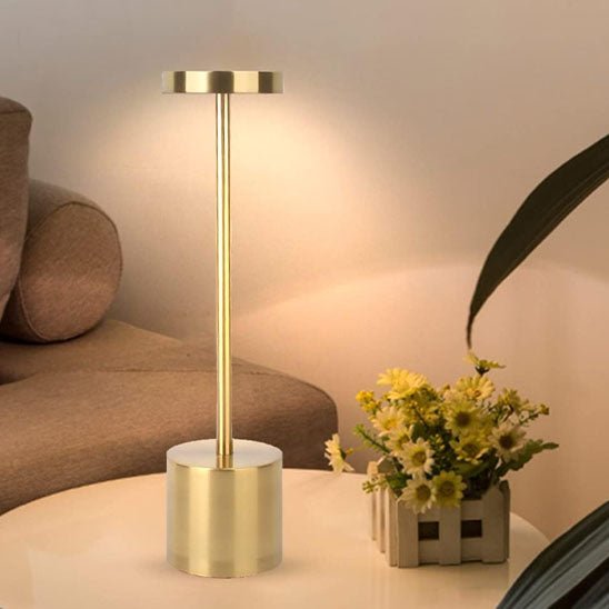 lampe de table design dore led
