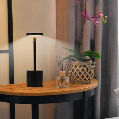 lampe de table noir design led