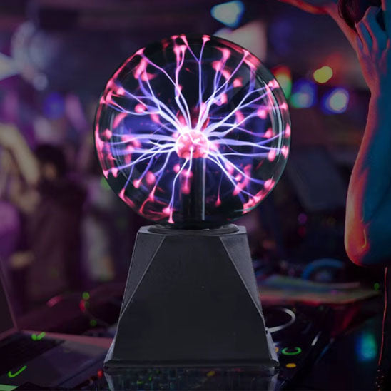 lampe plasma effet electrique boule lumineuse