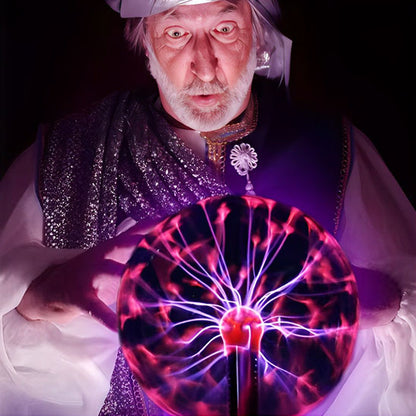 lampe plasma homme mystique lumiere electrique