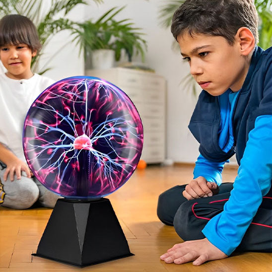 lampe plasma jeu scientifique interactif maison