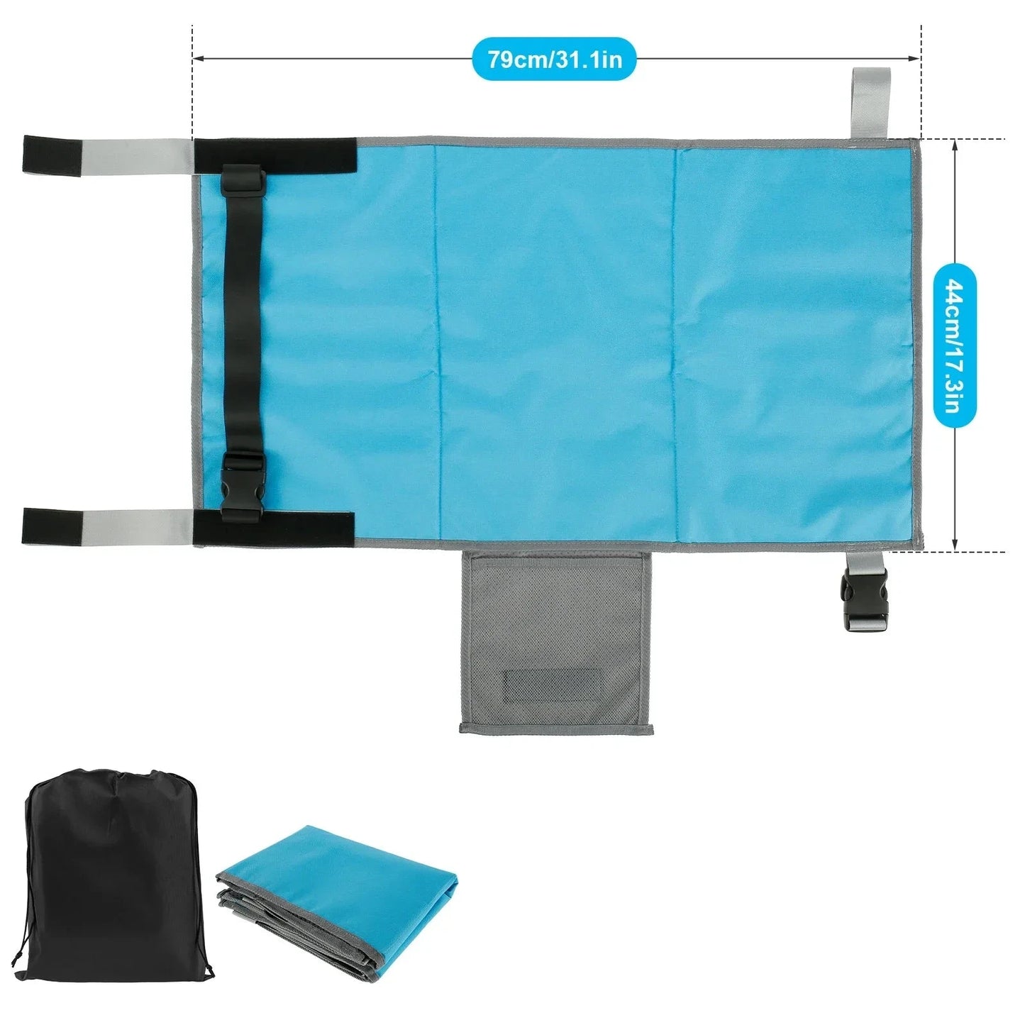 lit de voyage bebe colore siege avion bleu