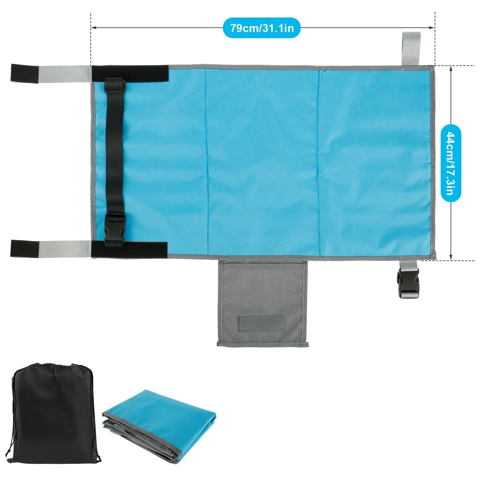 lit de voyage bebe colore siege avion bleu