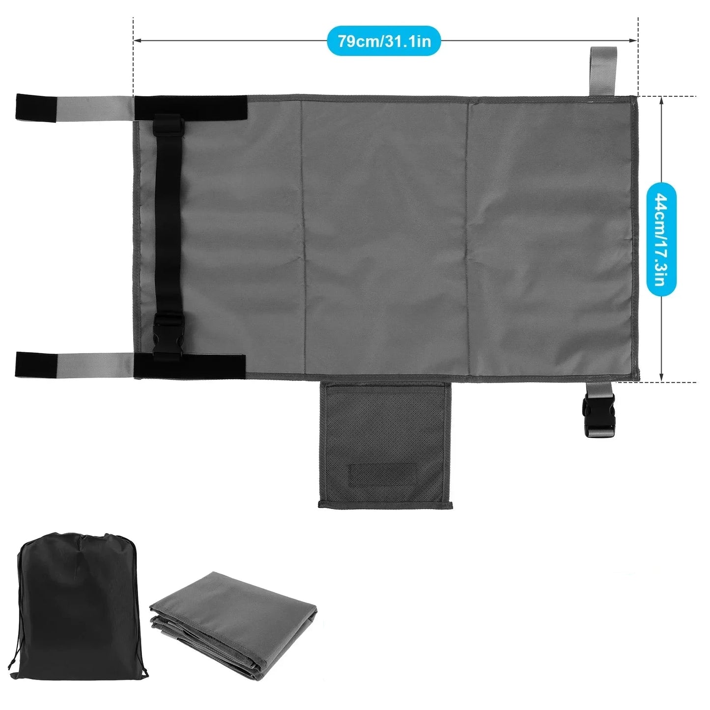 lit de voyage bebe colore siege avion gris