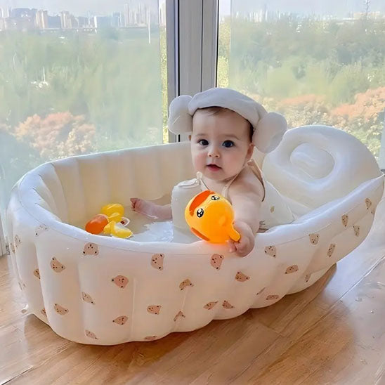 mini piscine bebe baignoire gonflable