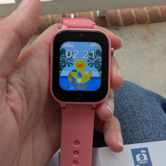 montre connectée enfant ecran canard