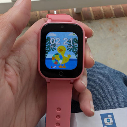 montre connectée enfant ecran canard