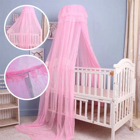 moustiquaire de lit ciel de lit bebe rose