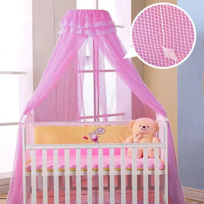 moustiquaire de lit voile bebe rose