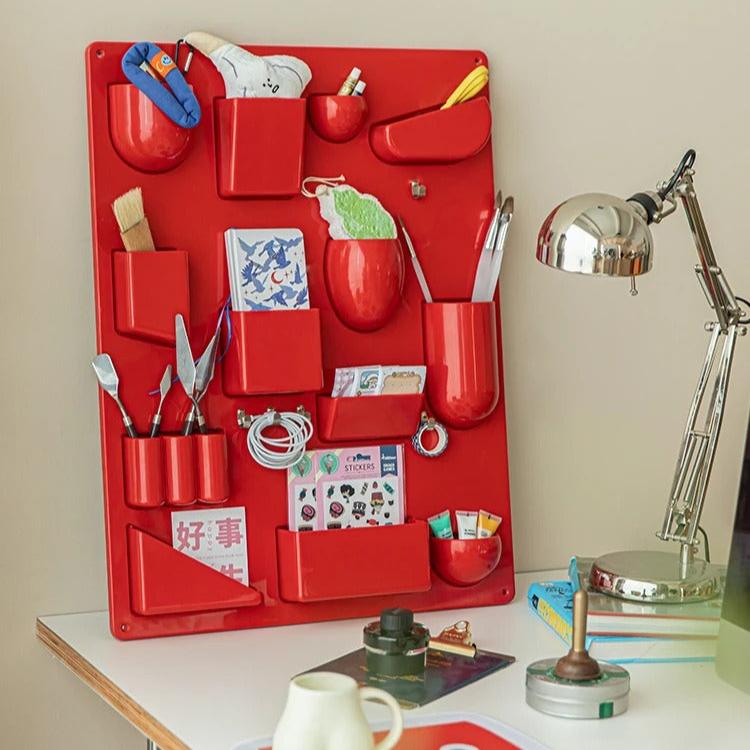 Organisateur Mural - WallHolder™ - Rouge - TIDOMY
