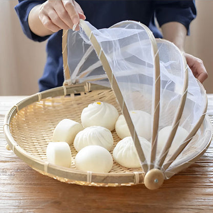 panier de rangement en bambou plateau pains blancs protection