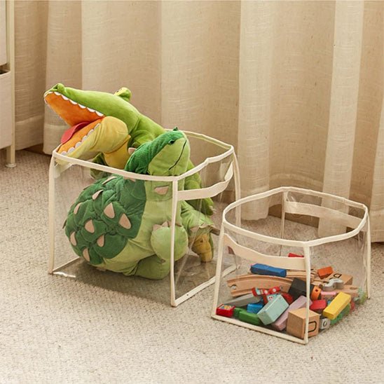 panier de rangement jouets peluches blocs enfant