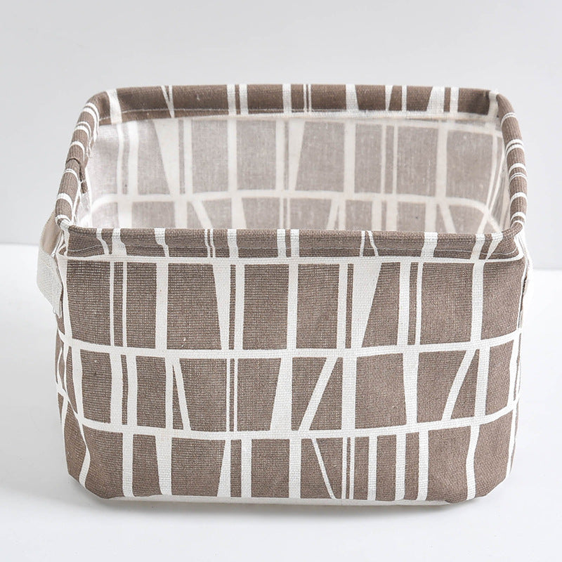  panier de rangement tissu beige
