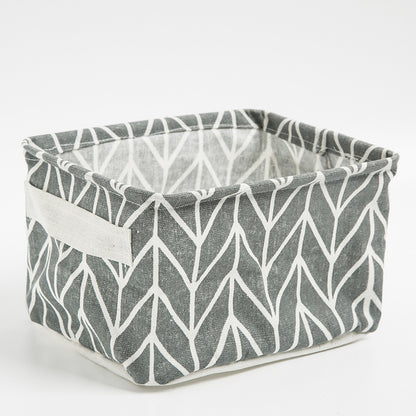  panier de rangement tissu gris