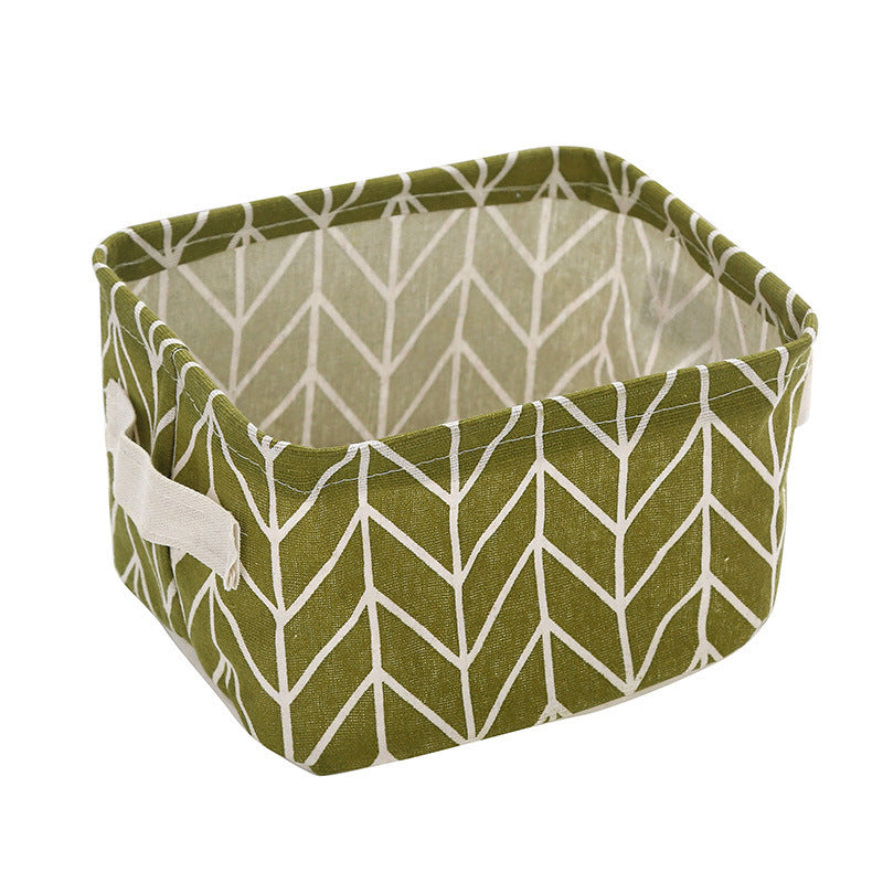  panier de rangement tissu vert